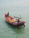 Traditional wooden fishermanboat, Xiamen, China